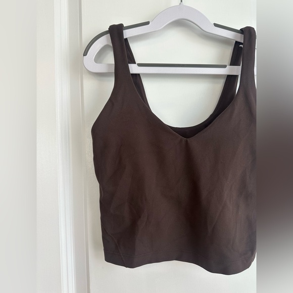 Lululemon Align Tank Top *Light Support, A/B Cup in Java Size 2 - Picture 3 of 9